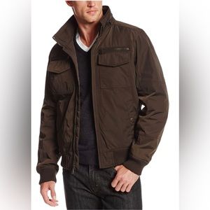 Tommy Hilfiger Men's Sz XXL Bomber Jacket Black Medium Weight Hooded.